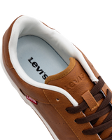 The Levi's® Mens Piper Shoes (2022) in Medium Brown