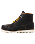 The Levi's® Mens Darrow Moccasin Boots in Regular Black