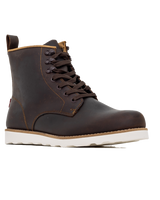 The Levi's® Mens Darrow Wedge Boots in Dark Brown