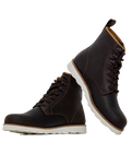 The Levi's® Mens Darrow Wedge Boots in Dark Brown