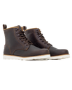 The Levi's® Mens Darrow Wedge Boots in Dark Brown