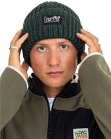 The Levi's® Mens Chunky Beanie in Bottle Green