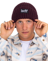 The Levi's® Mens Chunky Beanie in Regular Purple