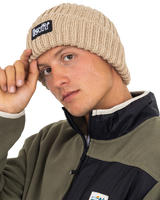 The Levi's® Mens Chunky Beanie in Natural Tan