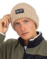 The Levi's® Mens Chunky Beanie in Natural Tan