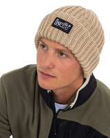 The Levi's® Mens Chunky Beanie in Natural Tan