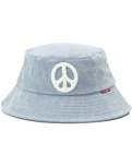 The Levi's® Mens Essential Bucket Hat in Blue Peace