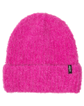 The Levi's® Womens Fuzzy Beanie in Dark Pink