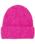 The Levi's® Womens Fuzzy Beanie in Dark Pink