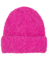 The Levi's® Womens Fuzzy Beanie in Dark Pink