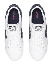 The Levi's® Mens Swift Shoes in Regular White & Navy