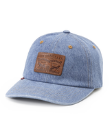 The Levi's® Mens Relaxed Dad Heritage Cap in Light Blue