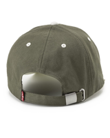 The Levi's® Mens Relaxed Dad Heritage Cap in Olive