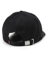 The Levi's® Mens Relaxed Dad Heritage Cap in Regular Black