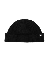 The Levi's® Mens Roller Crop Beanie in Regular Black