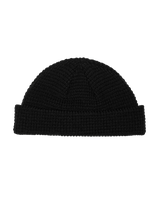 The Levi's® Mens Roller Crop Beanie in Regular Black