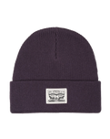 The Levi's® Womens Backpatch Beanie in Dark Purple