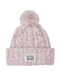 The Levi's® Womens Backpatch Pom Beanie in Light Pink