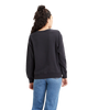 The Levi's® Womens Standard Crewneck Sweatshirt in Caviar