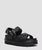 The Dr Martens Womens Voss II Leather Sandals in Black
