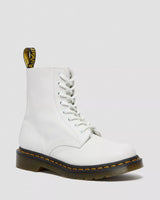 The Dr Martens Womens 1460 Pascal Virginia Boots in Optical White