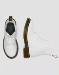 The Dr Martens Womens 1460 Pascal Virginia Boots in Optical White