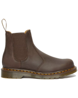 The Dr Martens Womens Womens 2976 Yellow Stitch Crazy Horse Chelsea Boot in Brown Anns Cottage Ann s Cottage