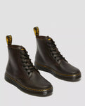The Dr Martens Mens Thurston Chukka Crazy Horse Boots  in Dark Brown