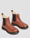 The Dr Martens Womens 2976 Leonore Farrier Boots in Saddle Tan
