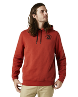 The Fox Mens Going Pro Hoodie in Red Clay