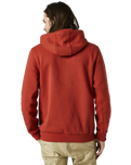 The Fox Mens Going Pro Hoodie in Red Clay