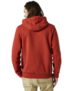 The Fox Mens Going Pro Hoodie in Red Clay