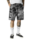 The Fox Mens Slambozo Camo Walkshorts in Black Camo