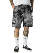 The Fox Mens Slambozo Camo Walkshorts in Black Camo