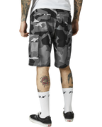 The Fox Mens Slambozo Camo Walkshorts in Black Camo