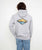 The Salt Water Seeker Mens Golden Hoodie in Grey Melange