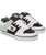 The DC Shoes Mens Pure Shoes in White, Black & Green