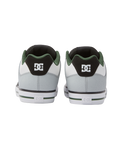 The DC Shoes Mens Pure Shoes in White, Black & Green