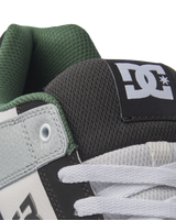 The DC Shoes Mens Pure Shoes in White, Black & Green