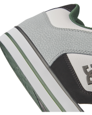 The DC Shoes Mens Pure Shoes in White, Black & Green