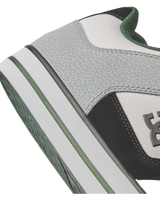 The DC Shoes Mens Pure Shoes in White, Black & Green