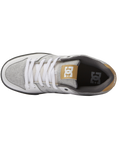 The DC Shoes Mens Pure Shoes in Grey, White & Grey