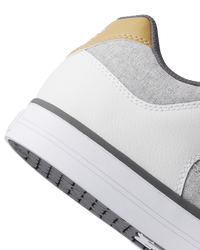 The DC Shoes Mens Pure Shoes in Grey, White & Grey