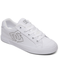 The DC Shoes Womens Chelsea TX Shoes in White & Silver