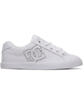 The DC Shoes Womens Chelsea TX Shoes in White & Silver