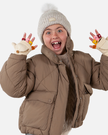 The Barts Girls Girls Puppet Bumgloves in Wheat