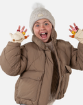 The Barts Girls Girls Puppet Bumgloves in Wheat