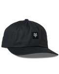 The Fox Mens Level Up Adjustable Cap in Black