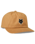 The Fox Mens Alfresco Adjustable Cap in Cognac