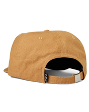 The Fox Mens Alfresco Adjustable Cap in Cognac